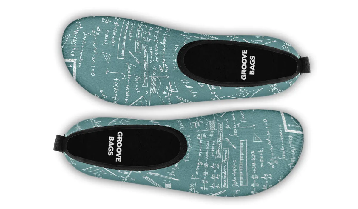 Calculus Pattern Aqua Barefoot Shoes