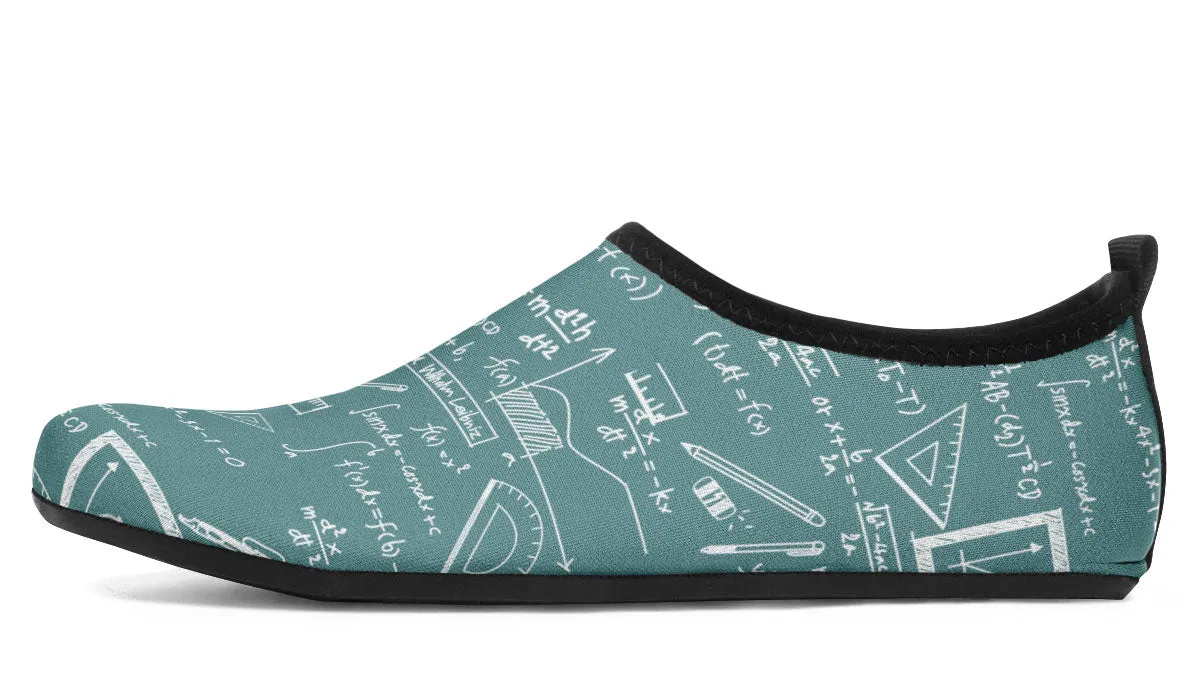 Calculus Pattern Aqua Barefoot Shoes