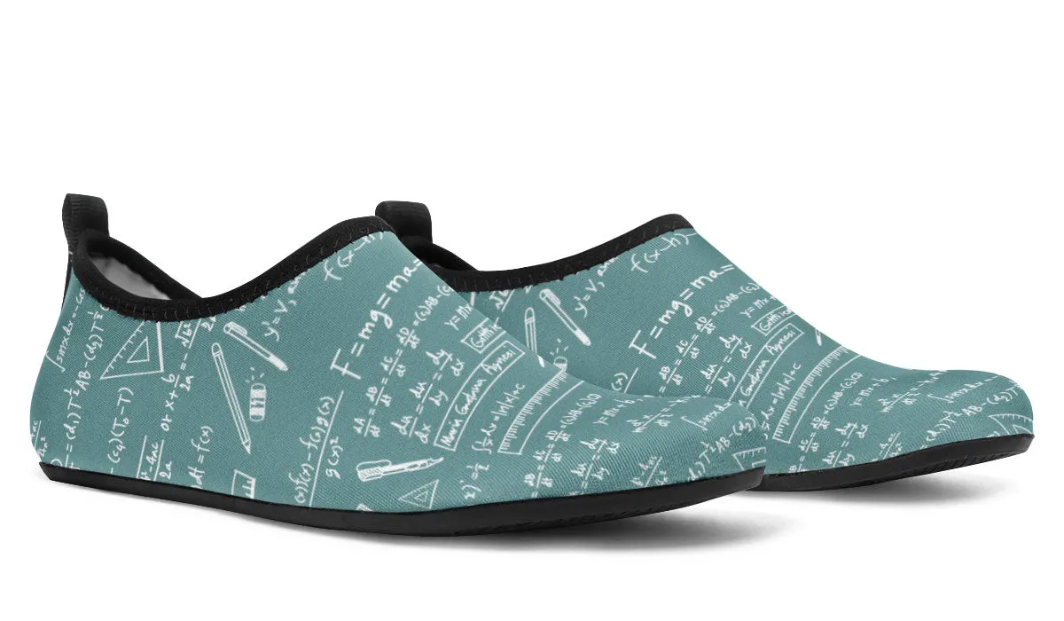 Calculus Pattern Aqua Barefoot Shoes