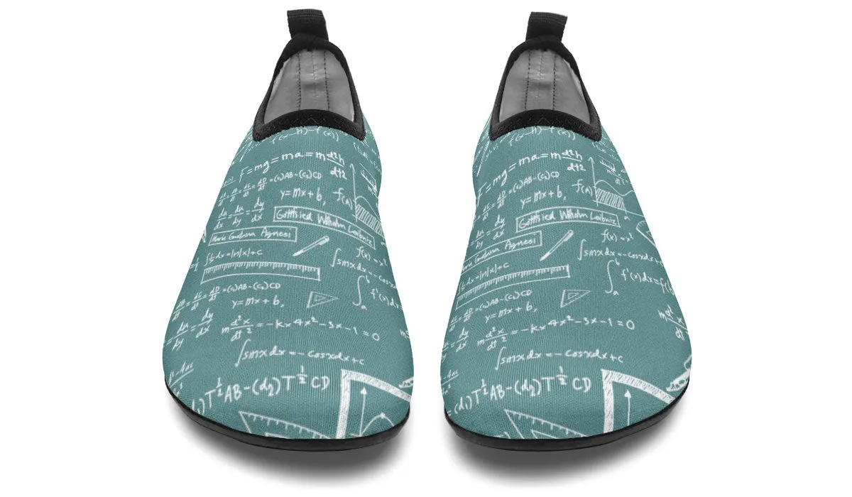 Calculus Pattern Aqua Barefoot Shoes