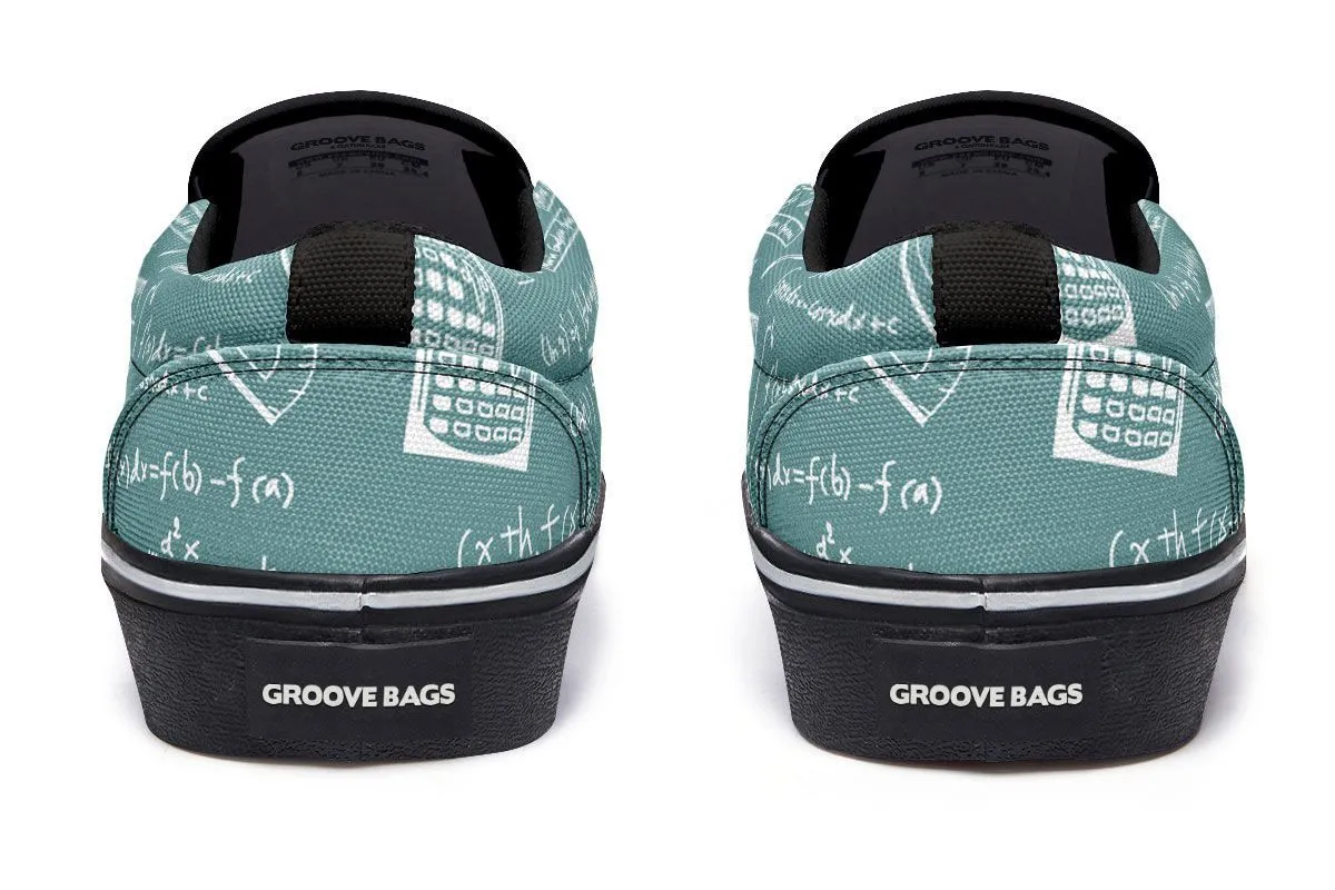 Calculus Pattern Slip-On Shoes