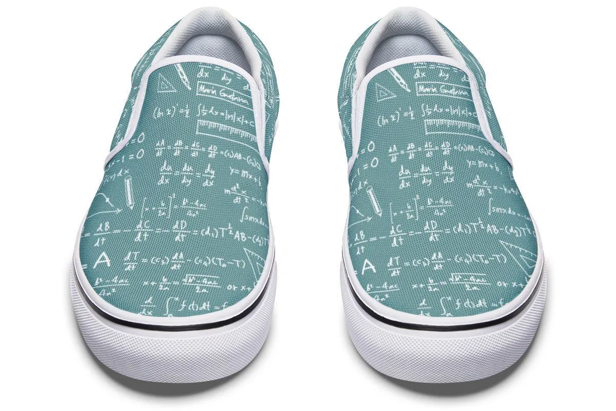 Calculus Pattern Slip-On Shoes