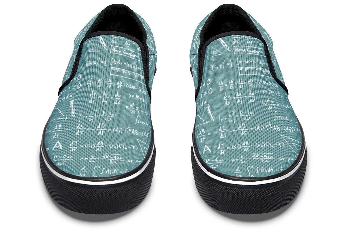 Calculus Pattern Slip-On Shoes