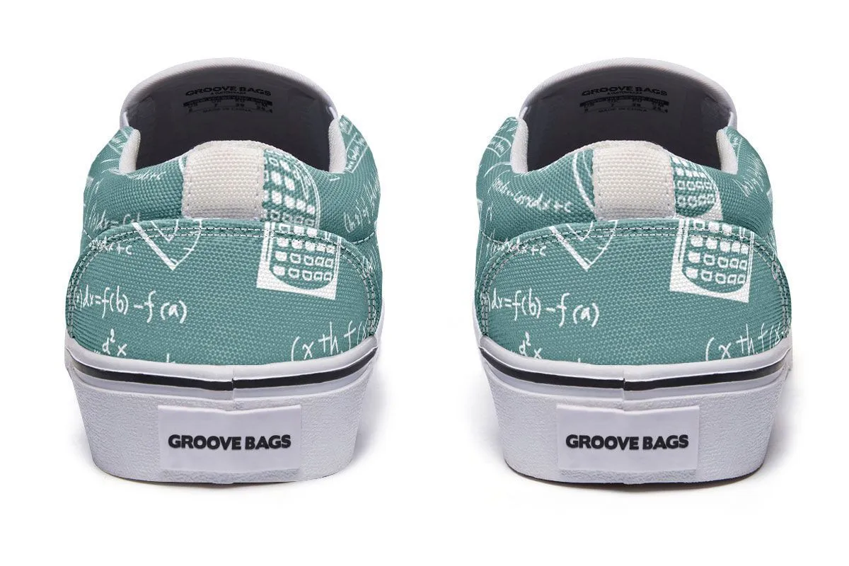 Calculus Pattern Slip-On Shoes