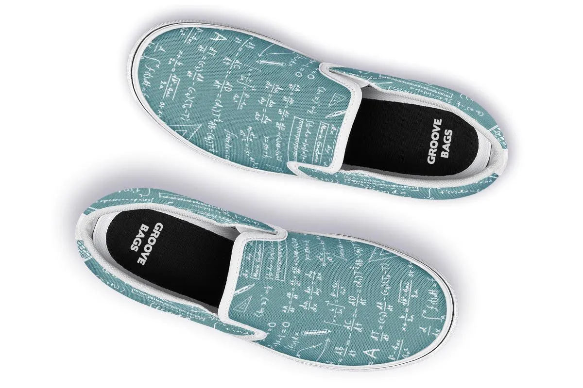 Calculus Pattern Slip-On Shoes