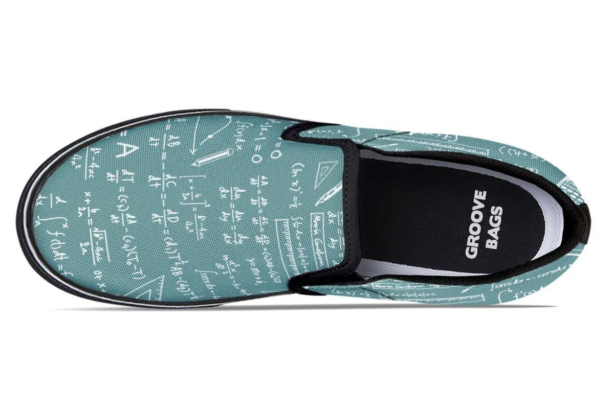 Calculus Pattern Slip-On Shoes