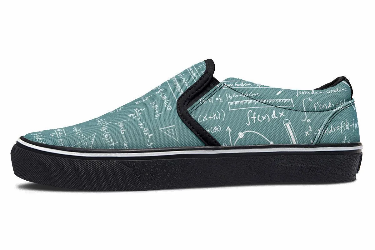 Calculus Pattern Slip-On Shoes
