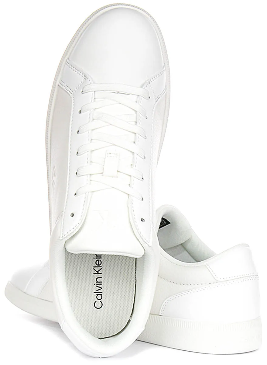 Calvin Klein Jeans All White Slim Sole Smart Sneakers