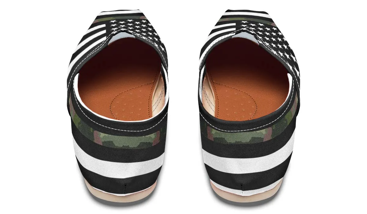 Camo American Flag Casual Shoes