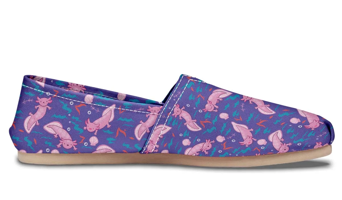 Cartoon Axolotl Casual Shoes