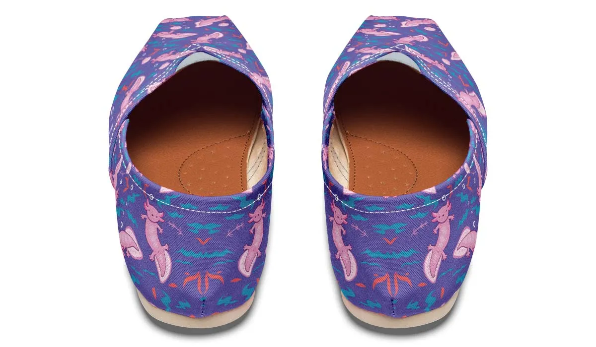 Cartoon Axolotl Casual Shoes