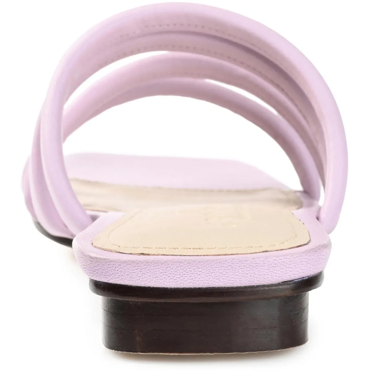 CENDI Womens Comfort Insole Leather Flatform Sandals