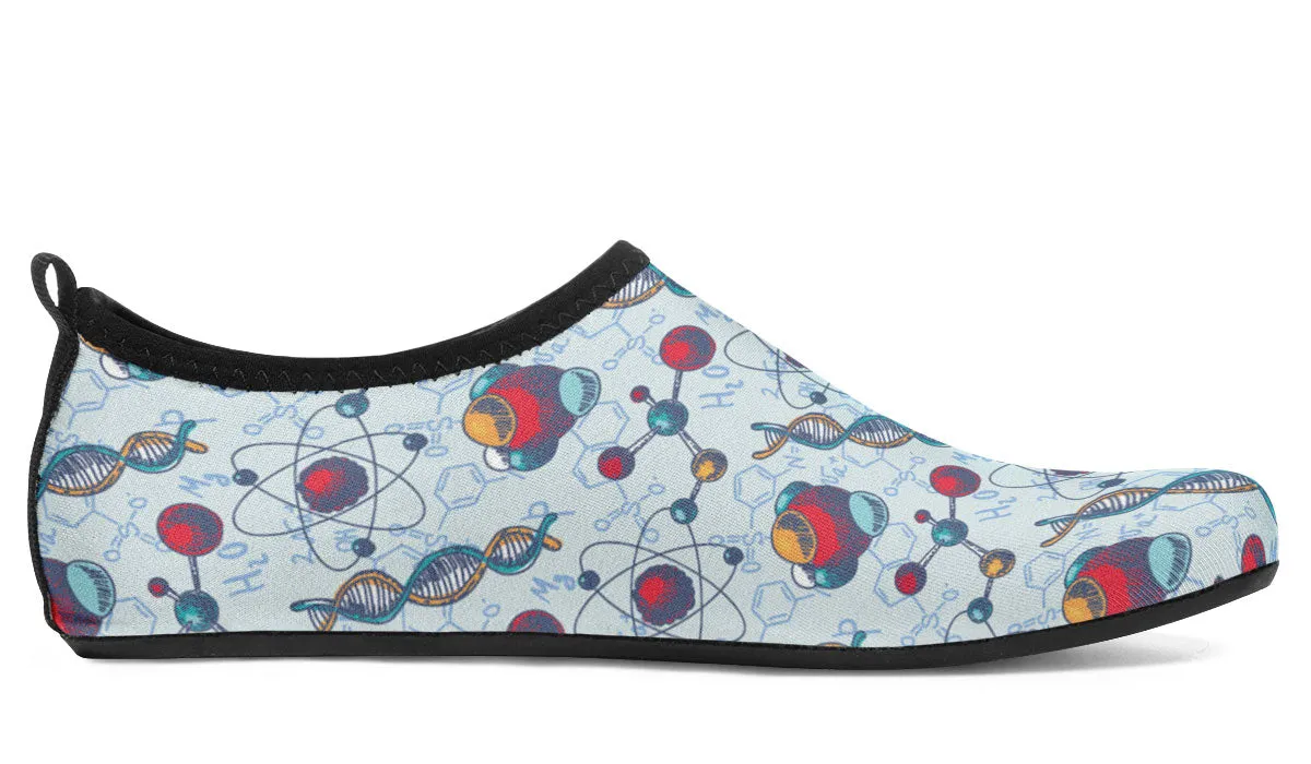 Chemistry Pattern Aqua Barefoot Shoes