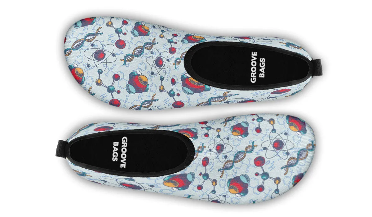 Chemistry Pattern Aqua Barefoot Shoes