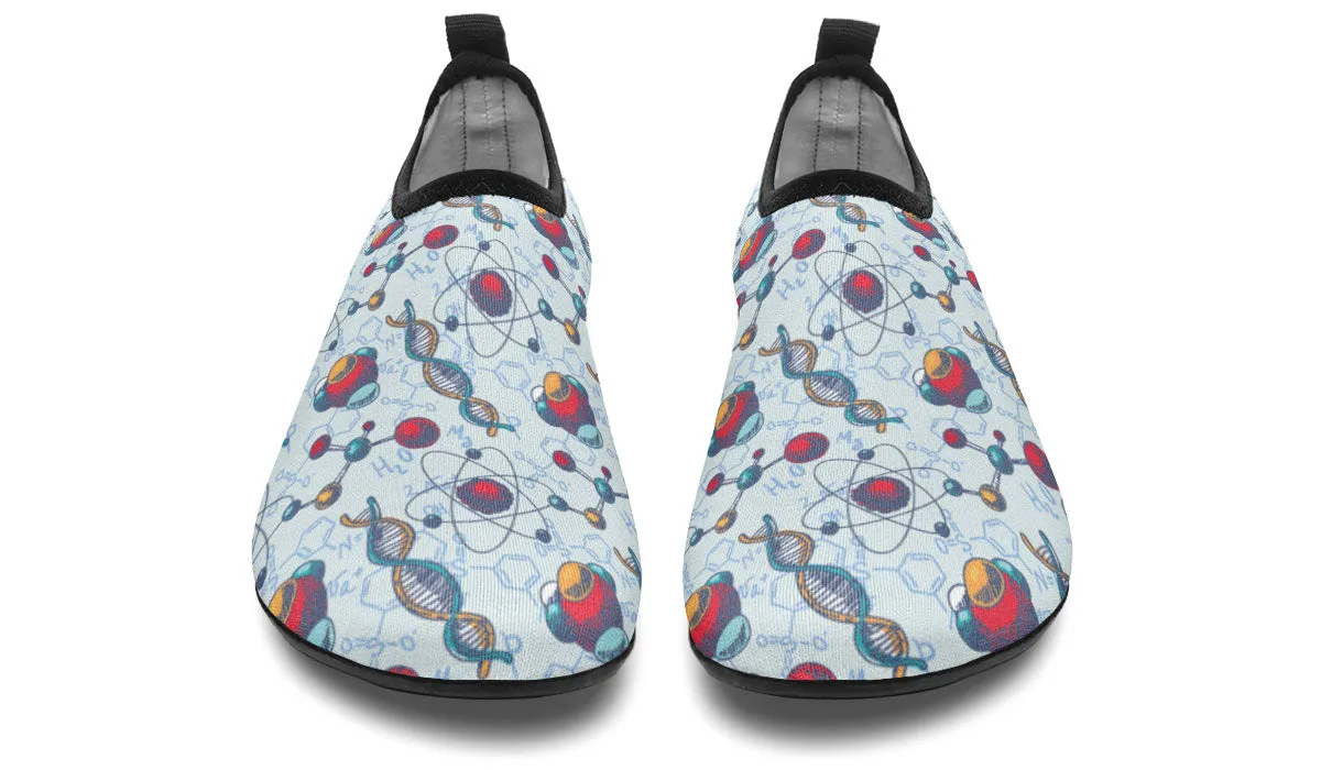 Chemistry Pattern Aqua Barefoot Shoes