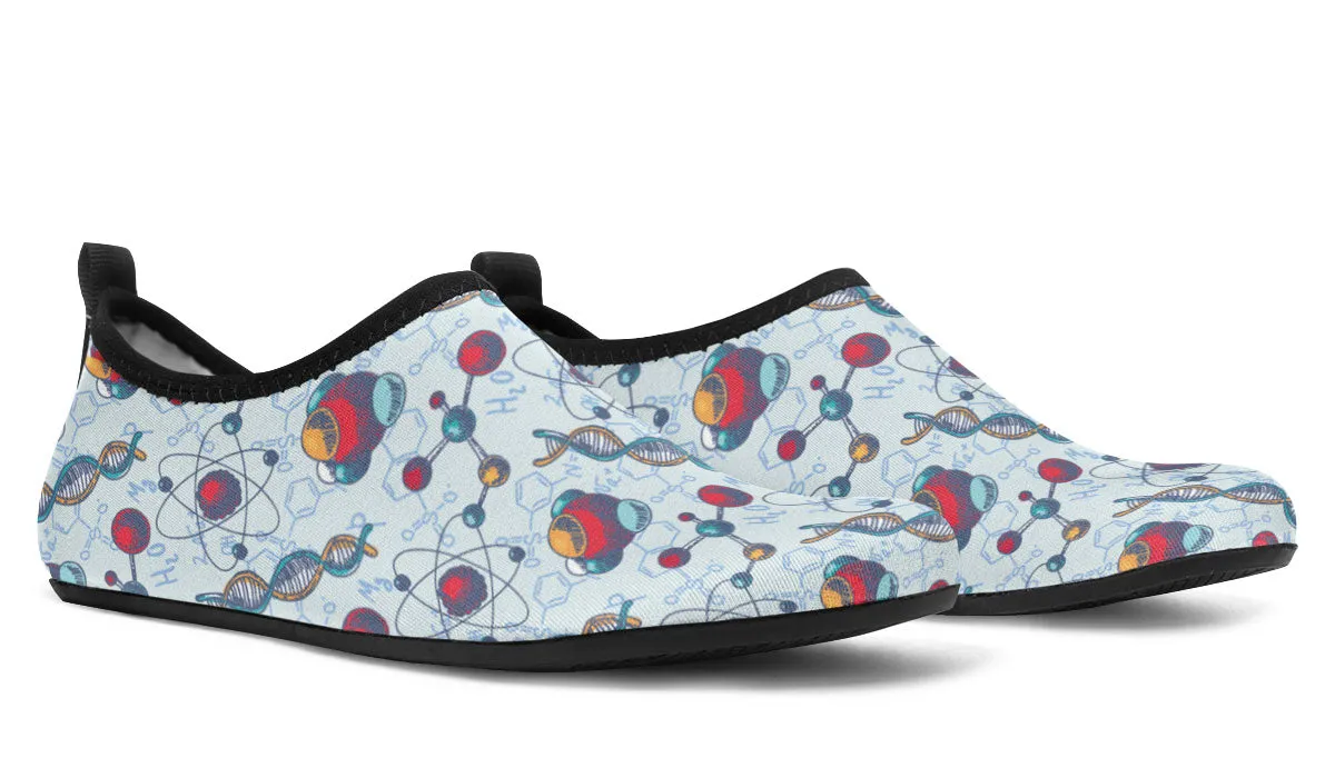 Chemistry Pattern Aqua Barefoot Shoes