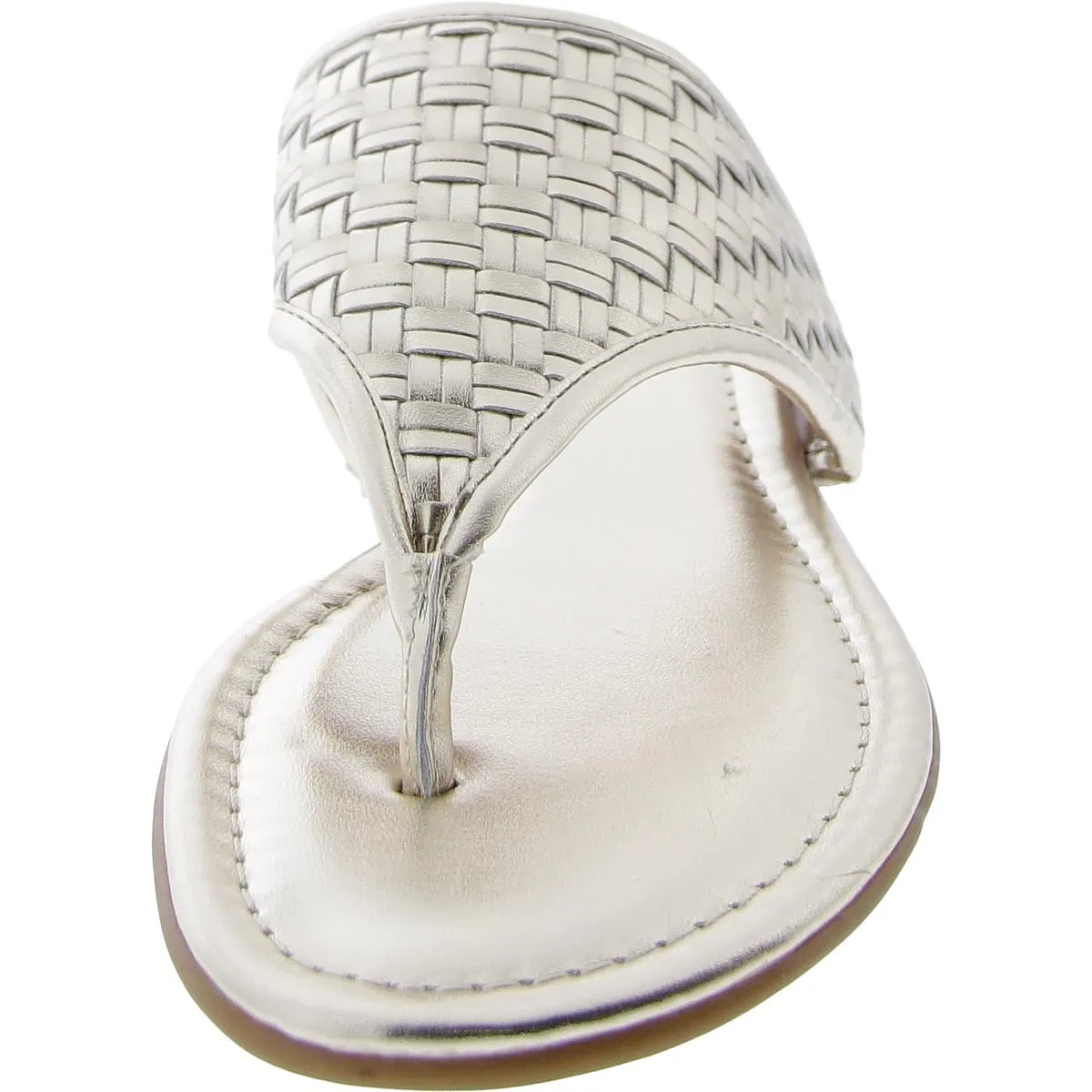 Cherie Womens T Strap Flat Thong Sandals