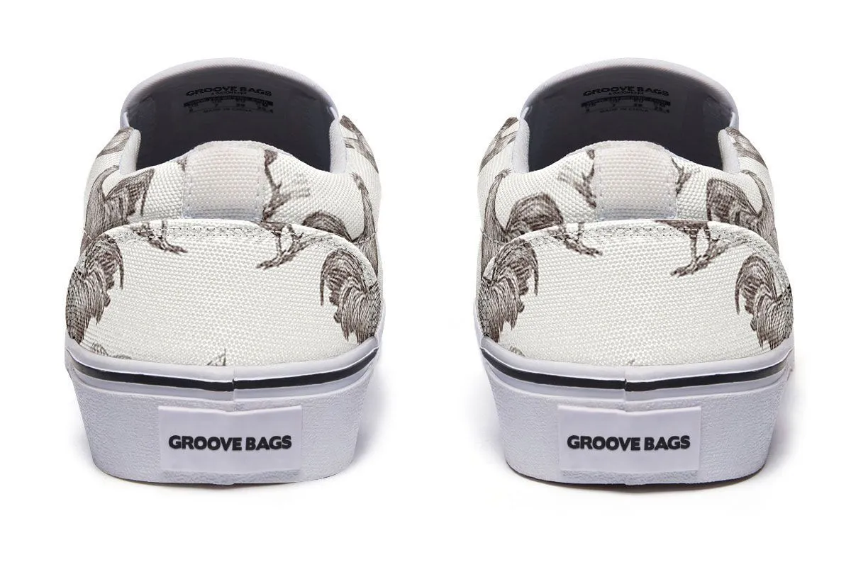 Chicken Clucks Slip-On Shoes