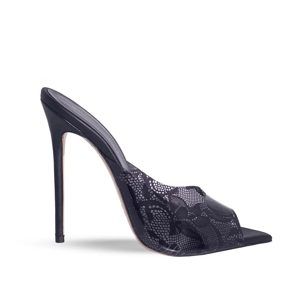 CHORA PVC/LEATHER BLACK