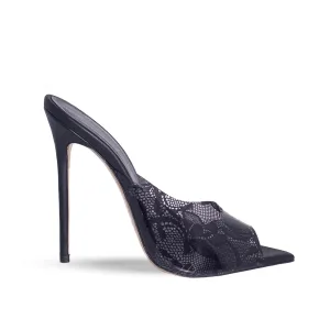 CHORA PVC/LEATHER BLACK