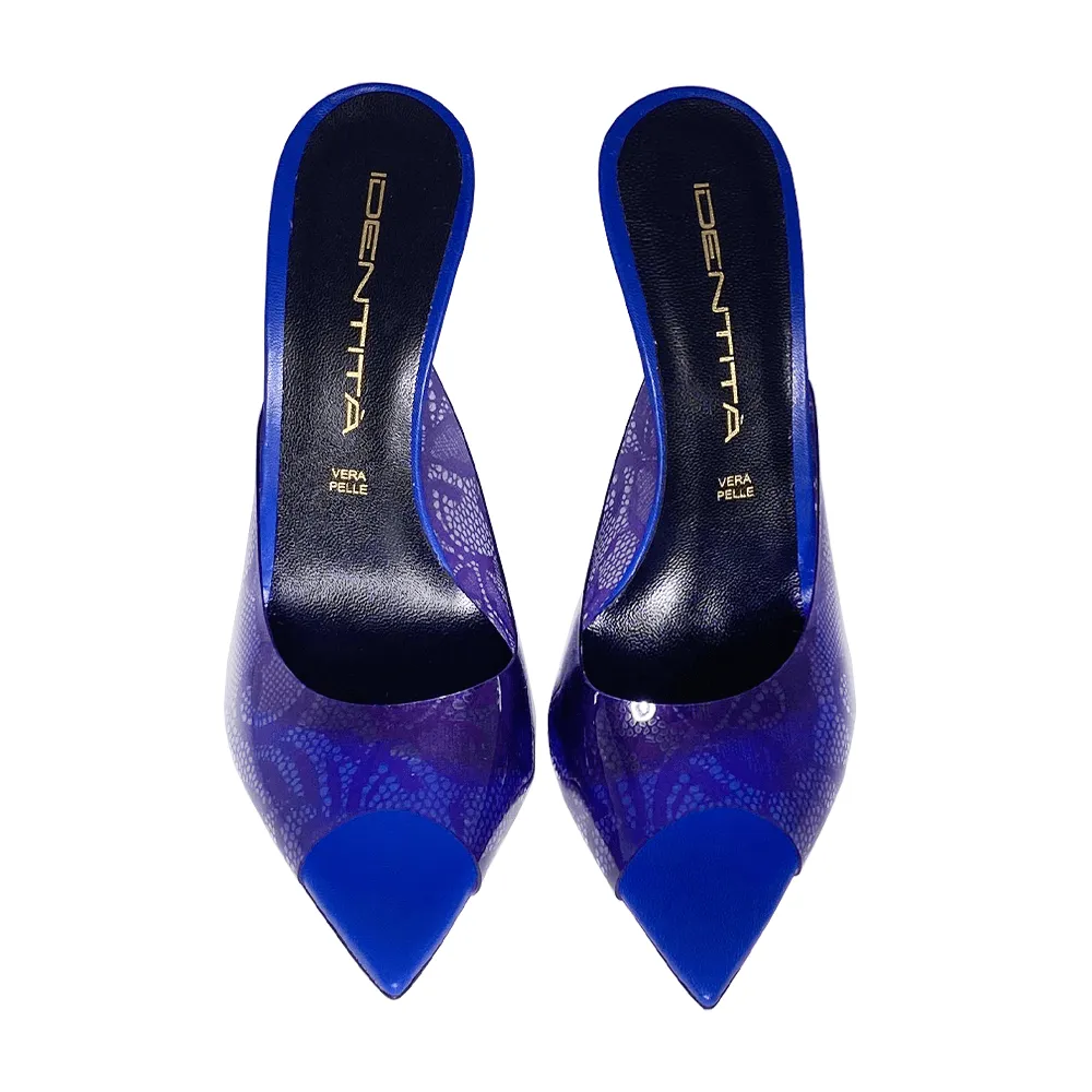 CHORA PVC/LEATHER BLUE