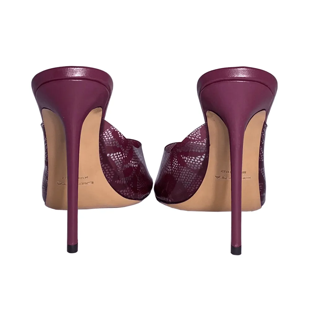 CHORA PVC/LEATHER BORDEAUX