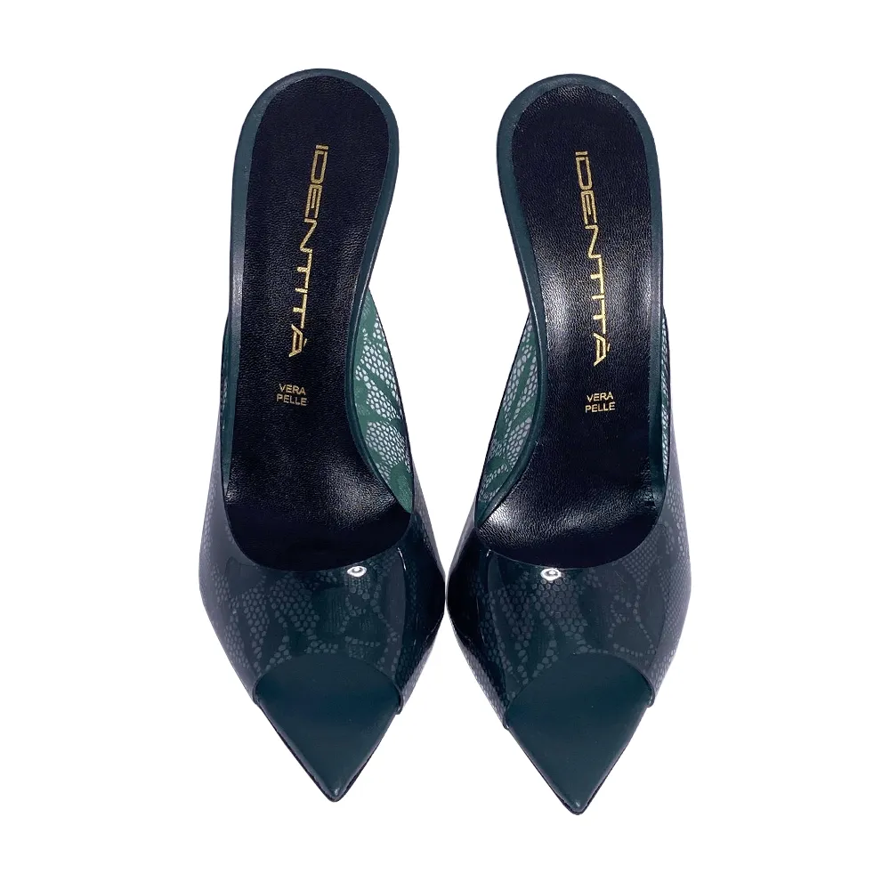CHORA PVC/LEATHER GREEN