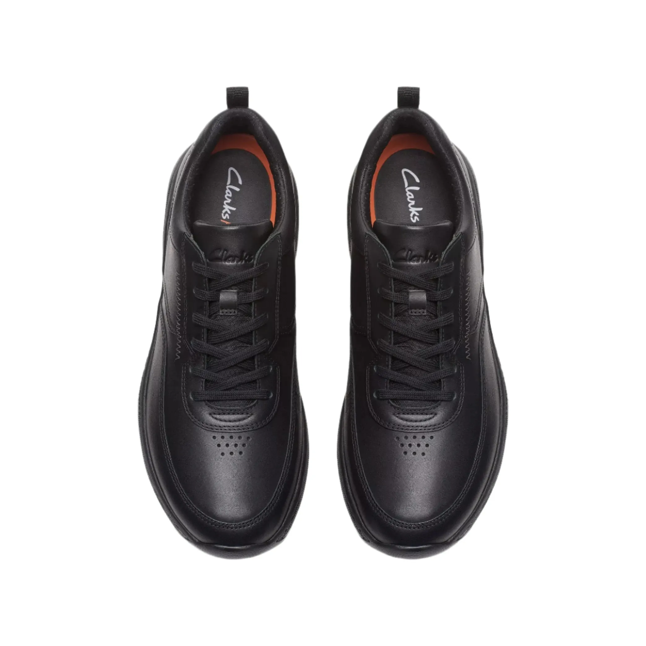 Clarks ClarksPro Lace Black Leather - Wide Width