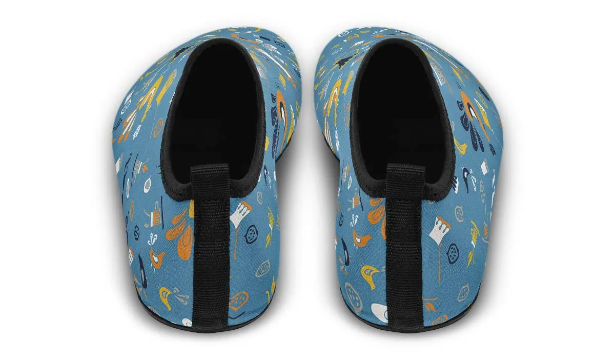 Coffee Chicken Aqua Barefoot Shoes