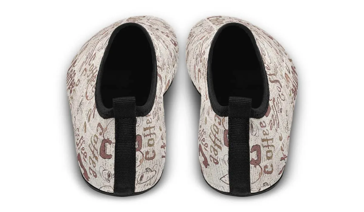 Coffee Stain Aqua Barefoot Shoes