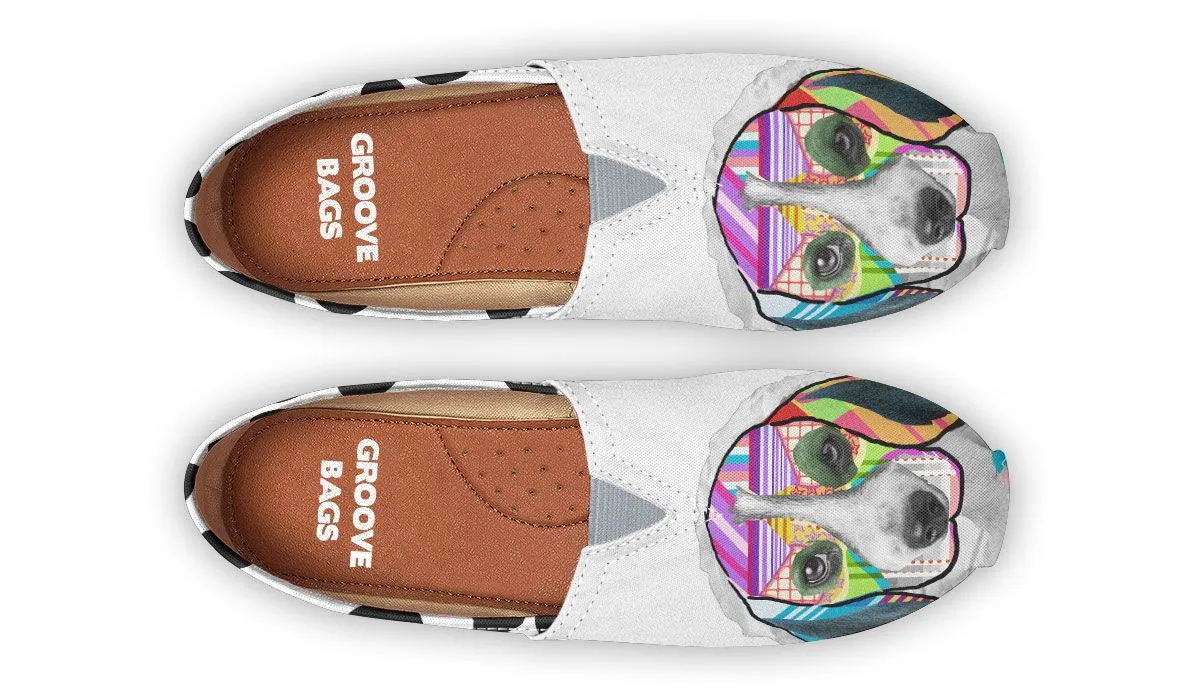 Collage Pup Beagle Casual Shoes