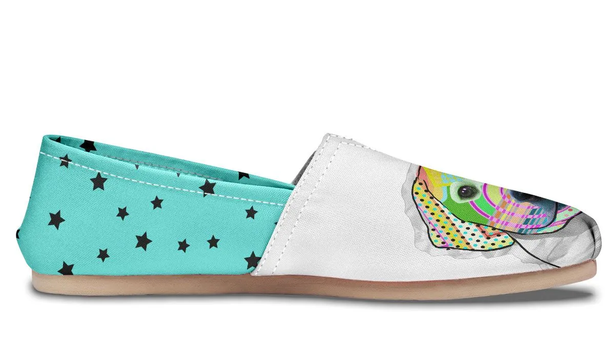 Collage Pup Golden Retriever Casual Shoes