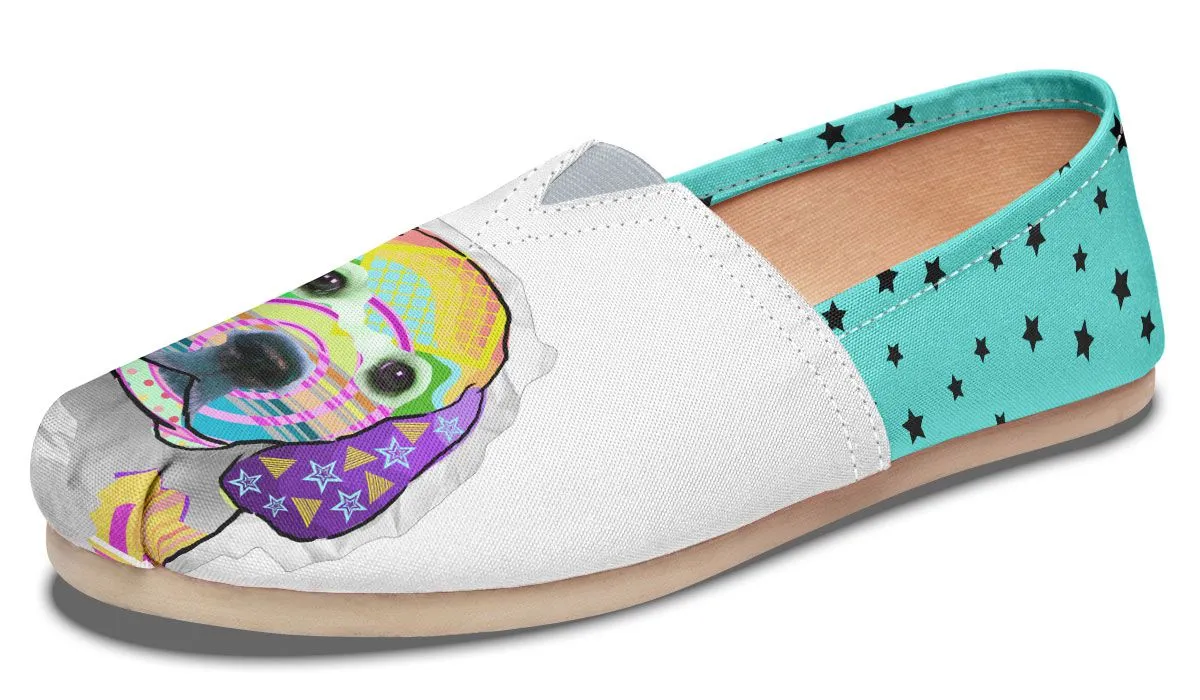 Collage Pup Golden Retriever Casual Shoes