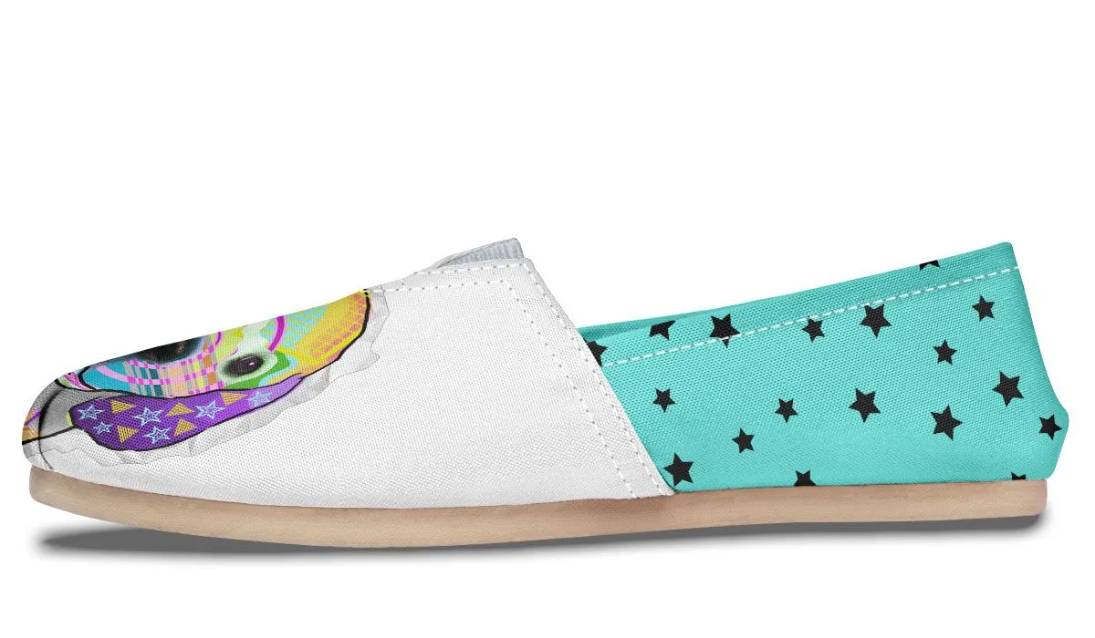 Collage Pup Golden Retriever Casual Shoes
