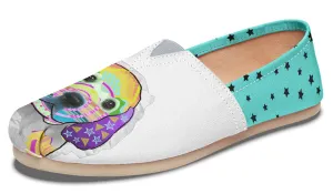 Collage Pup Golden Retriever Casual Shoes