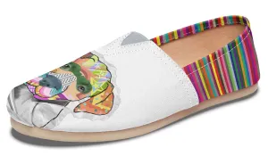 Collage Pup Pit Bull Casual Shoes