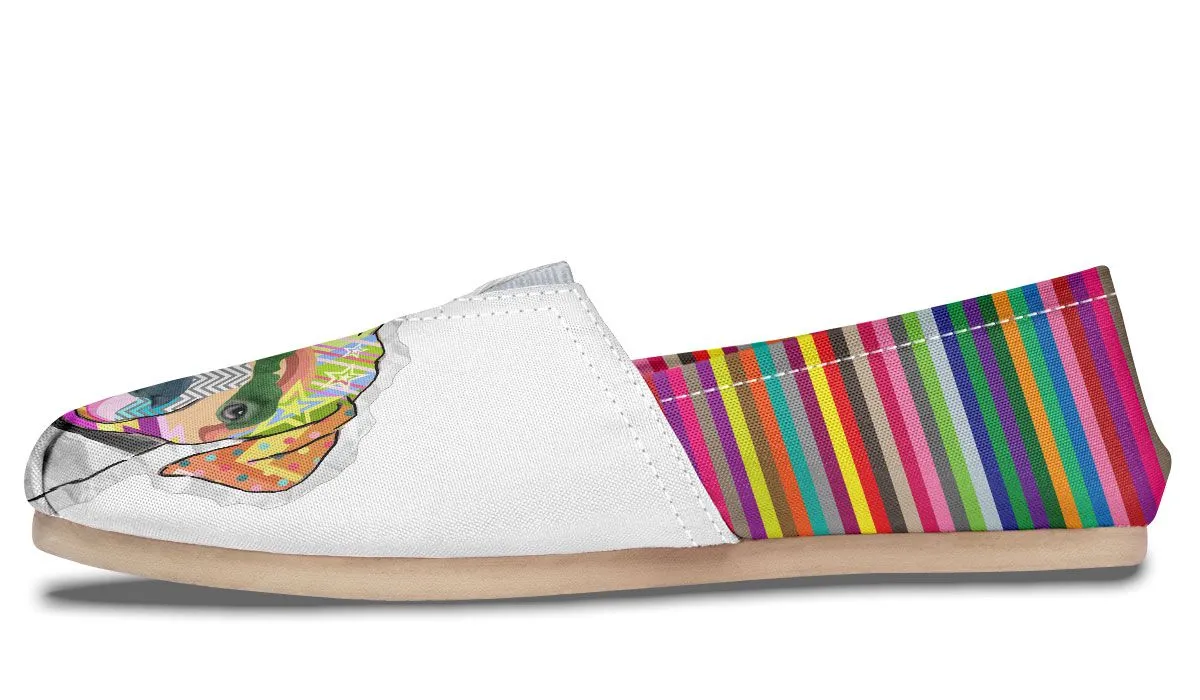 Collage Pup Pit Bull Casual Shoes