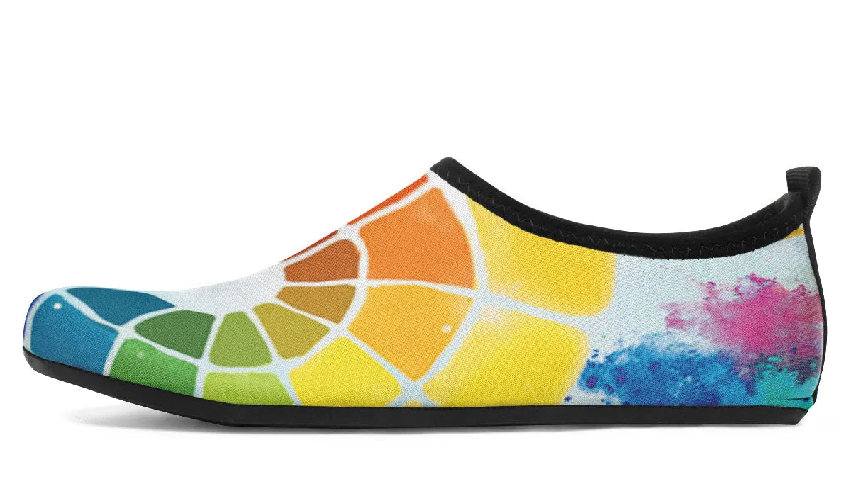 Color Wheel Aqua Barefoot Shoes