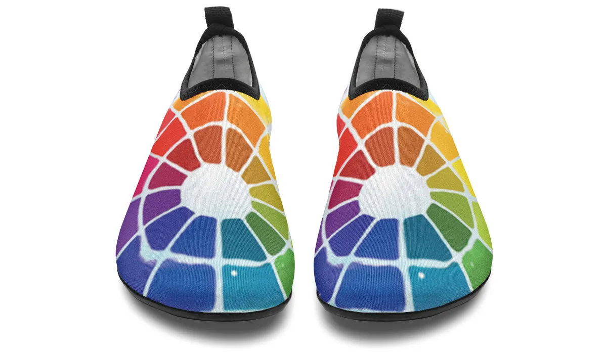 Color Wheel Aqua Barefoot Shoes
