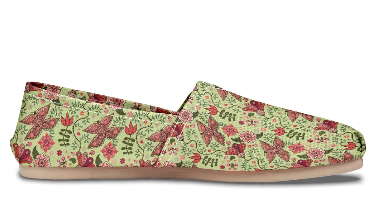 Colorful Butterfly Pattern Casual Shoes