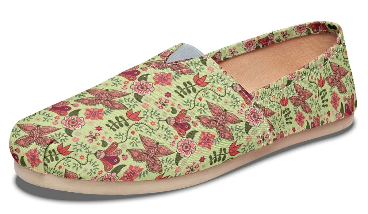 Colorful Butterfly Pattern Casual Shoes