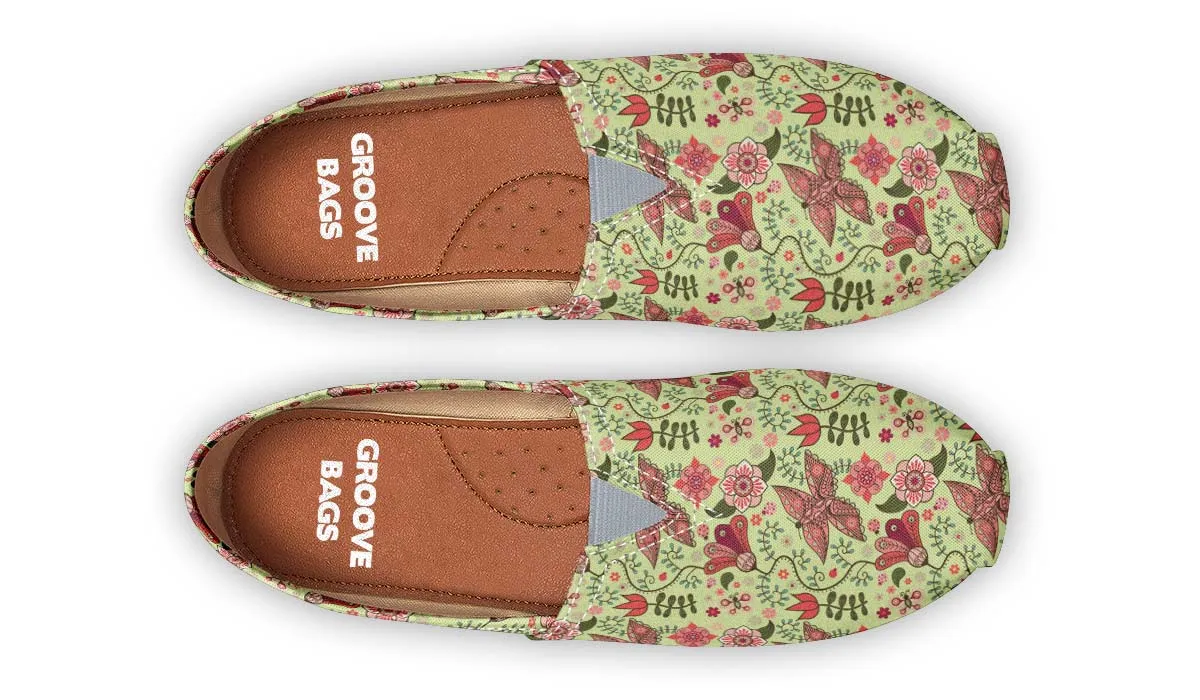 Colorful Butterfly Pattern Casual Shoes