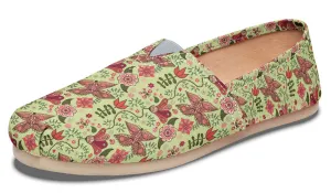 Colorful Butterfly Pattern Casual Shoes