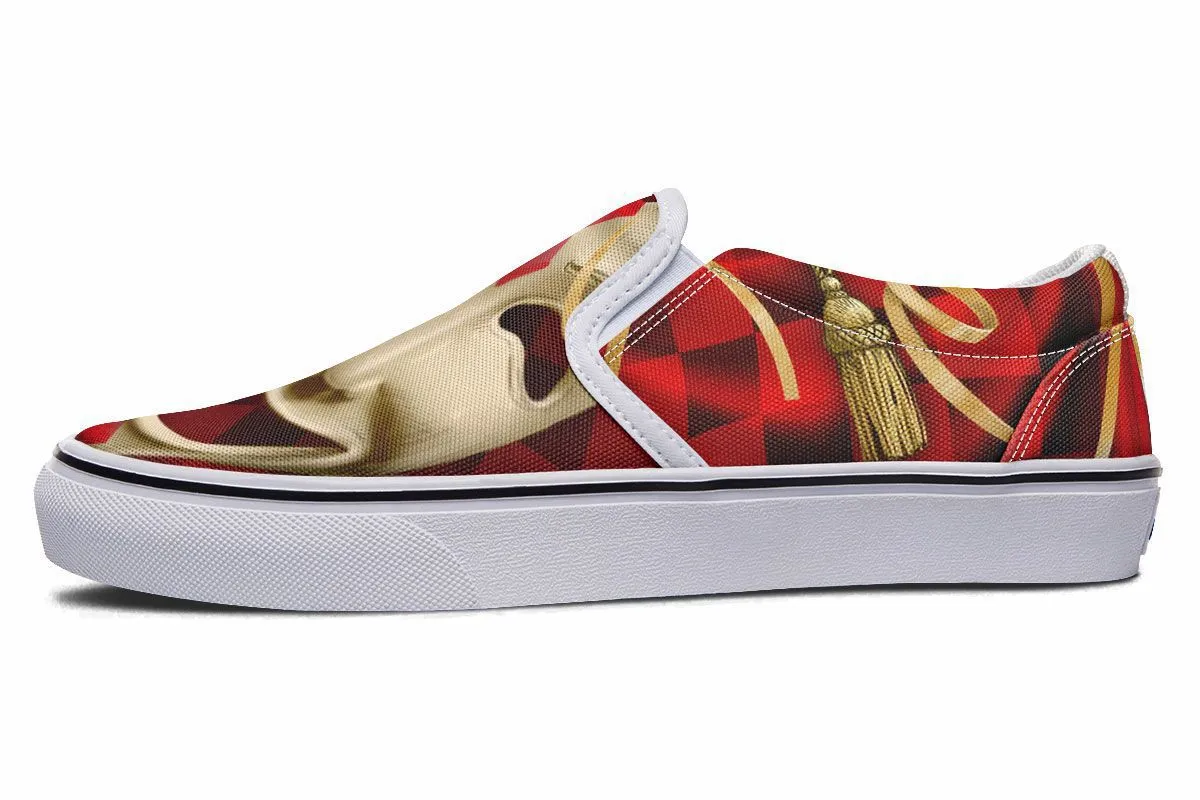 Comedy And Tragedy Slip-On Shoes