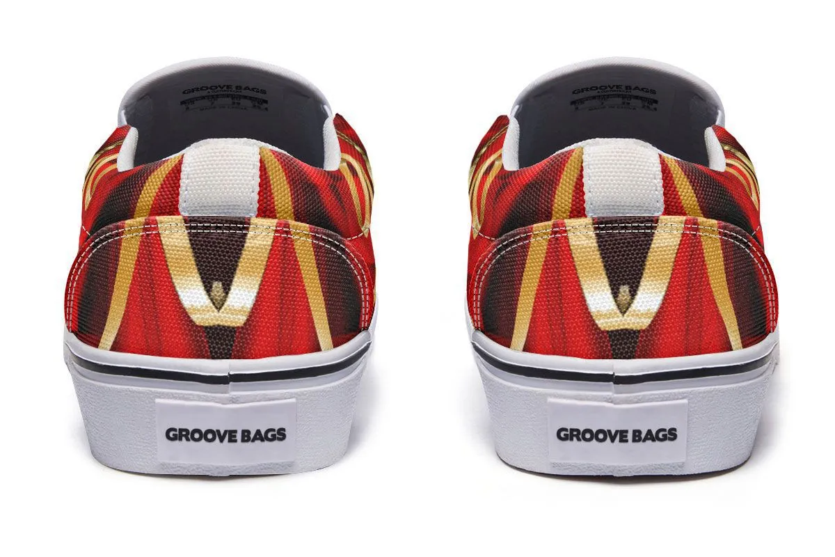Comedy And Tragedy Slip-On Shoes
