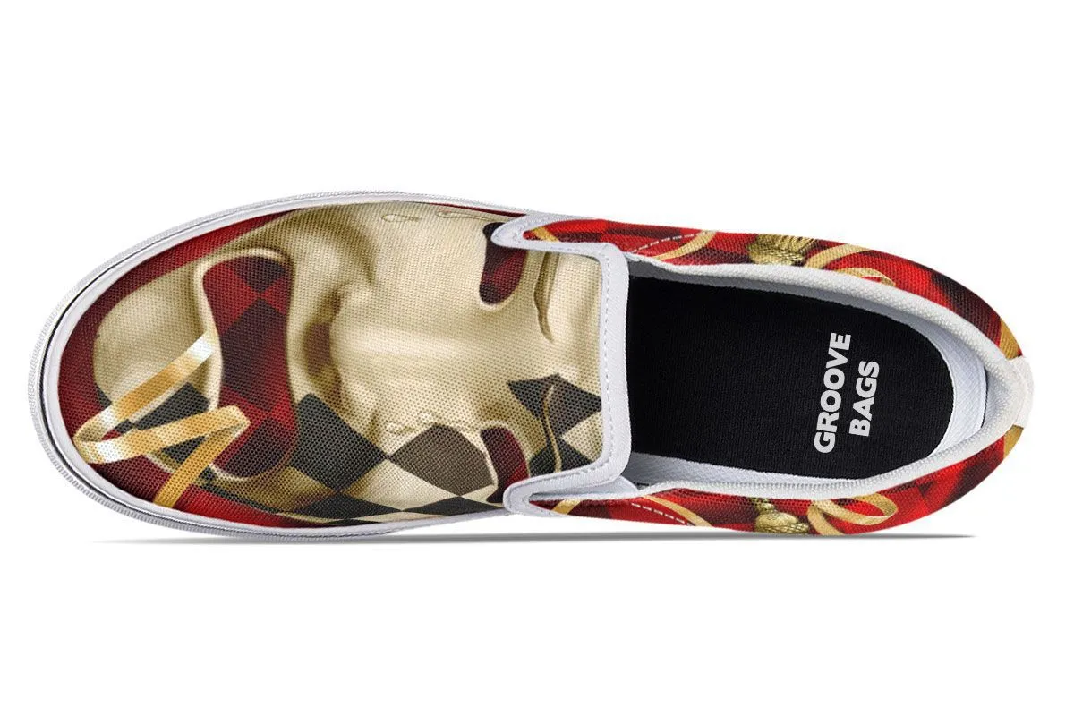Comedy And Tragedy Slip-On Shoes