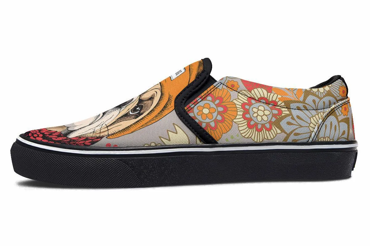 Cool Bulldog Slip-On Shoes