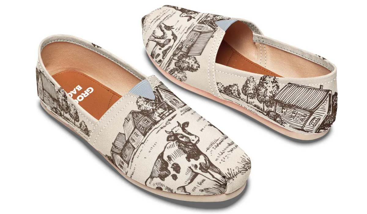 Cow Farm Casual Shoes