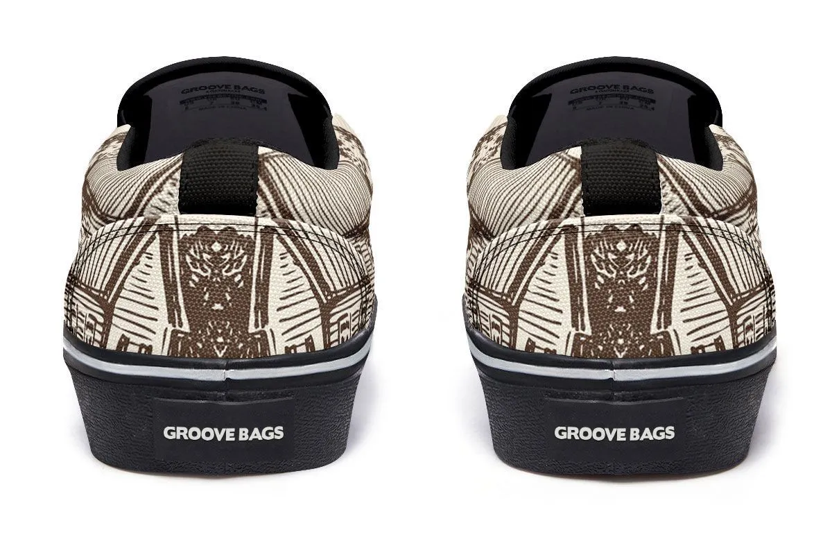 Cow Farm Slip-On Shoes