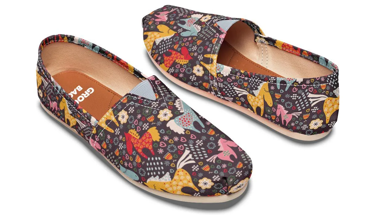 Cute Horse Casual Shoes